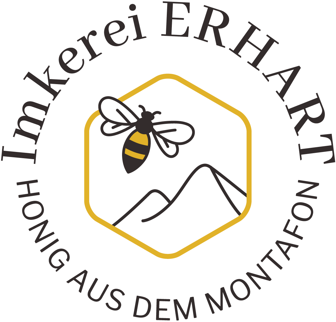 Logo Imkerei Erhart Montafon rund